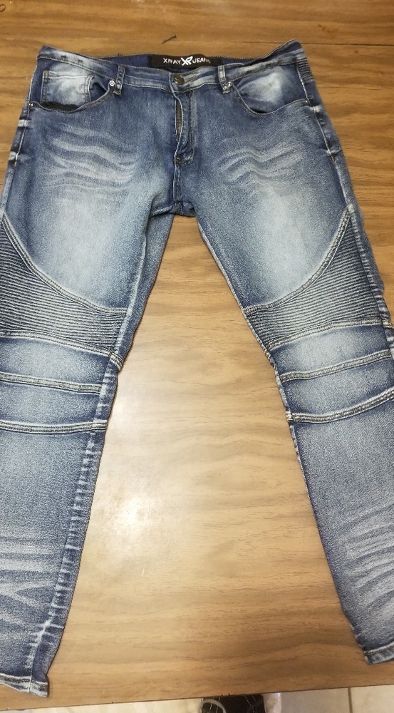 Men's biker jeans